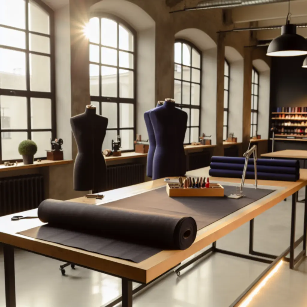 Pracownia TheMensStyle w Warszawie z wyposażeniem krawieckim