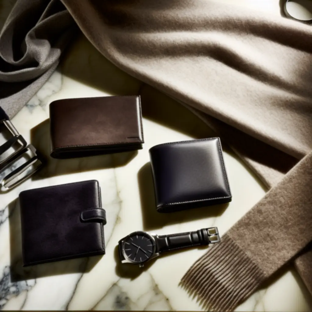 Eleganckie skórzane akcesoria męskie