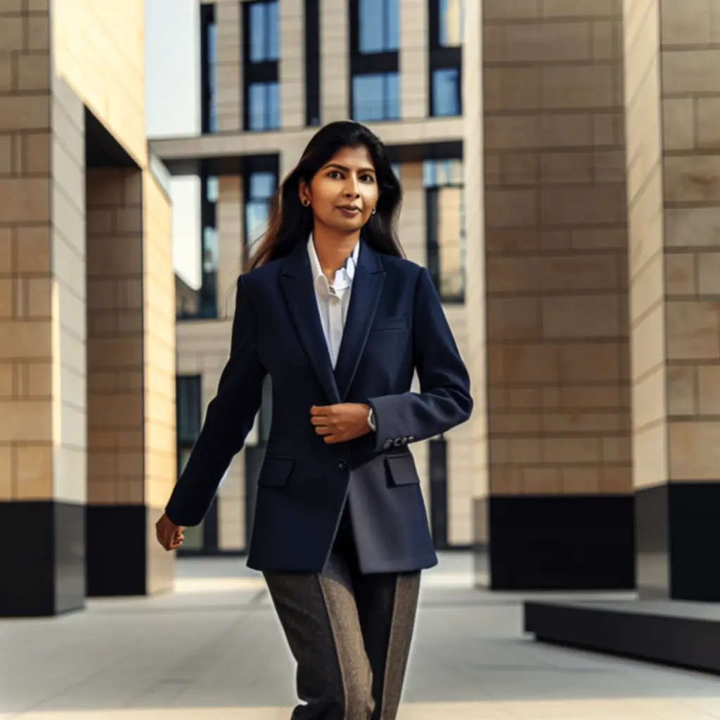 Nowoczesny dżentelmen demonstrujący pewny styl zawodowy